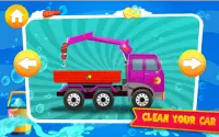غسيل السيارات للأطفال: سوبر لعبة تنظيف السيارات Screen Shot 3