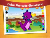 Kids Dinosaur Coloring Pages - Free Dino Game Screen Shot 2
