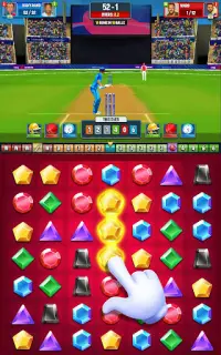 Cricket Rivals - New Cricket Match 3 Puzzle Games Screen Shot 4