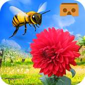 VR Biene Blume Kollektor - Berühren Blütenblätter