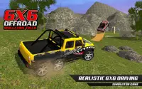 6x6 Spin Offroad Mud Runner Truck Drive Games 2018 Screen Shot 0