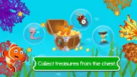 Sea Fishing - fun toddler and kids games for free! Screen Shot 2