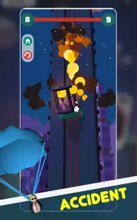 Elevator Fall : best free hard casual fun game Screen Shot 3