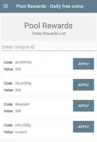 Pool Rewards - Daily Free Coins Screen Shot 2