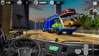 Car Transporter Truck Game 2021: Driving Game 2021 Screen Shot 0