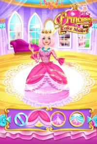 Rainbow Princess Cake Maker - Kids Cooking Games Screen Shot 2