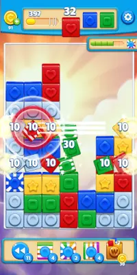 BRIX! Block Blast - ドロップアンドマッチパズルゲーム Screen Shot 0