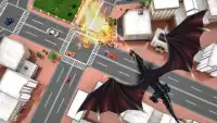 Flying Dragon Fire Ball- Crime City shooting Games Screen Shot 4