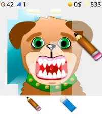 dentista per animali gioco Screen Shot 1
