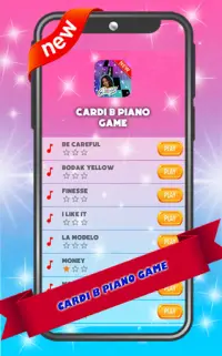 Cardi B Piano Game Screen Shot 0