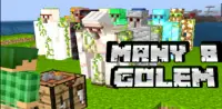 العديد من B Golem Mod لـ Minecraft PE Screen Shot 4