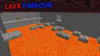 Parkour for MCPE - lava map Screen Shot 0
