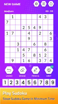 Sudoku - Sudoku, Puzzle & Number Game, Sudoku Game Screen Shot 2