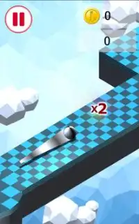 Ball Dash - ZigZag Runner Screen Shot 0