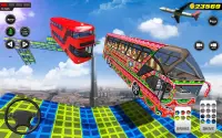 Bus Impossible Tracks Stunt Racing 3D Coach Driver Screen Shot 2