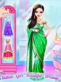 Indian Wedding Dresses Makeup Games For Girls Screen Shot 0