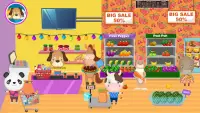 ペットスーパーマーケットのふりをする：街の動物園 Screen Shot 0