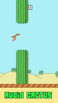 Flappy Ptera: Desert Screen Shot 1