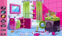 Baby Doll House Cleaning Princess Room Game Screen Shot 2