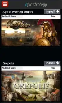 Epic Strategy Games Screen Shot 0