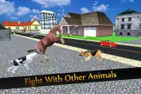 wilde hond aanval simulator 3D Screen Shot 4