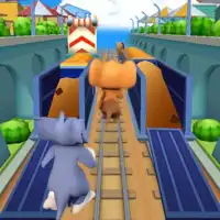 Jerry 3D Escape: Subway Dash Jungle Game Screen Shot 3