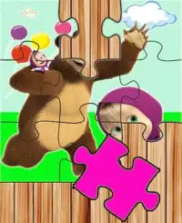 Puzzle for Masha with the Bear Screen Shot 1