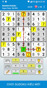 Sudoku - Trò chơi câu đố cổ điển trí tuệ Screen Shot 0