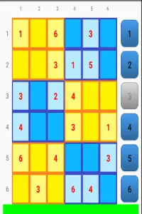 Mini-Sudoku Screen Shot 0