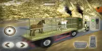 Wild Horse Zoo Transport Truck Simulator Game 2018 Screen Shot 1