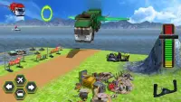 City Flying Garbage Truck driving simulator Game Screen Shot 4