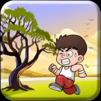 Angry Boy Running Game Screen Shot 0