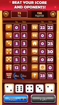 Yatzy: Dice Game Online Screen Shot 1