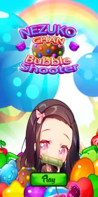 Nezuko Tanjiro Candy Bubble Shooter Rescue Screen Shot 0