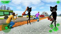 Cartoon Cat Crime City Hero 3D: Gangster Mafia Cat Screen Shot 3