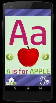 Learn ABC's - Flash Cards Game Screen Shot 2