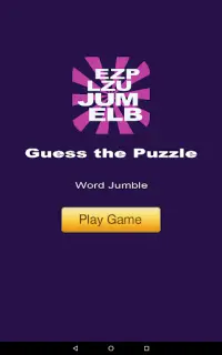 Guess the Puzzle - Word Jumble Screen Shot 14