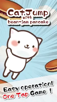 Cat Jump With Bean-jam pancake Screen Shot 0