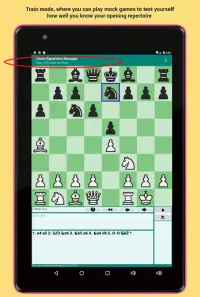 Chess Trainer Free - Tagagawa ng Repertoire Screen Shot 12