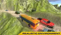 offroad Uphill Coach Bus Driver: autobus pesante Screen Shot 1