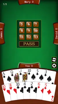 Spades Master - Offline Spades HD Card Game Screen Shot 1