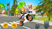 Cartoon Cycle Racing Game 3D Screen Shot 0