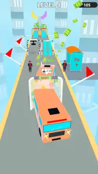 Bus Stack: Running Game 3D Screen Shot 2