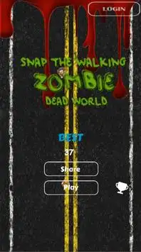 Snap The Walking Zombie : Dead World Screen Shot 0