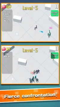 Crowd Zombies-Popular Paper City War .io Game Screen Shot 2