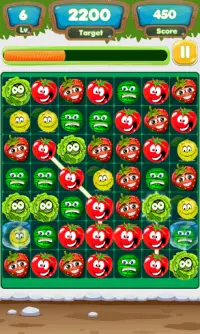 Fruit & Veggies : Link Line Match 3 Puzzle Game Screen Shot 18