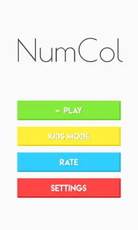 NumCol - Numbers & Colours Brain Game Screen Shot 0
