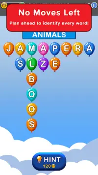 Word Balloons - Word Games free for Adults Screen Shot 2