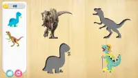 Dinosaur Puzzle & Coloring Game Screen Shot 1