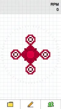 Pixel Fidget Spinner - Fidget Spinner Builder Screen Shot 0
